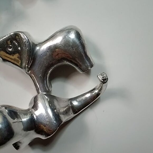 By Tree Vintage Elephant Ring Holder 💍 Metal 3 Pc - Picture 4 of 11